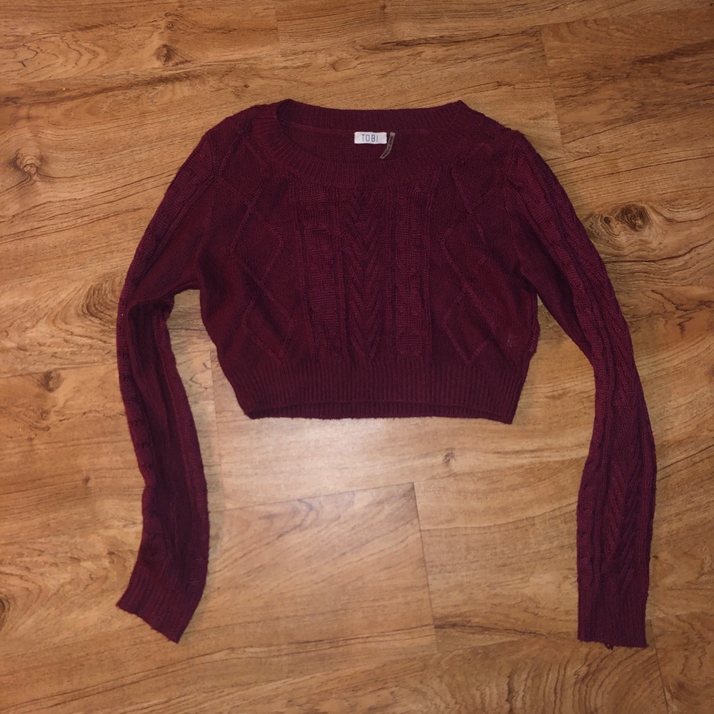 Cropped sweater